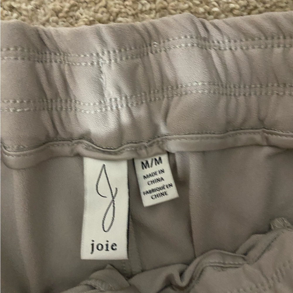 Size Medium, Light Grey Pants, Draw String Waist - image 3